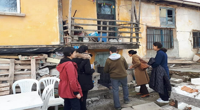 Çavdarhisar'da lise öğrencilerinden örnek davranış
