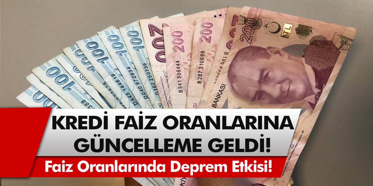 Kredi çekmeyi düşünen vatandaşlar dikkat! Faiz oranlarına güncelleme geldi, zarar edebilirsiniz…