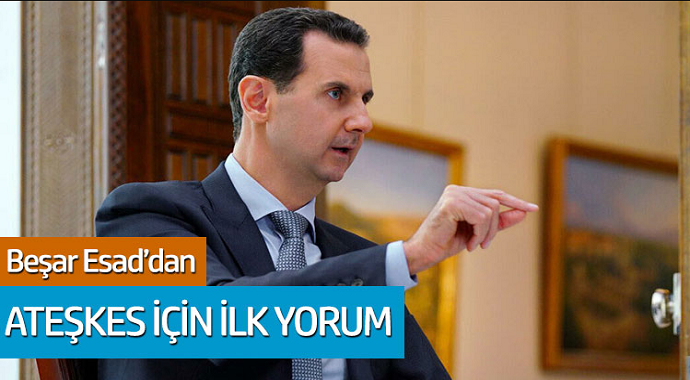 Rusya Devlet Başkanı Putin ile Beşar Esad ateşkes anlaşmasını görüştü
