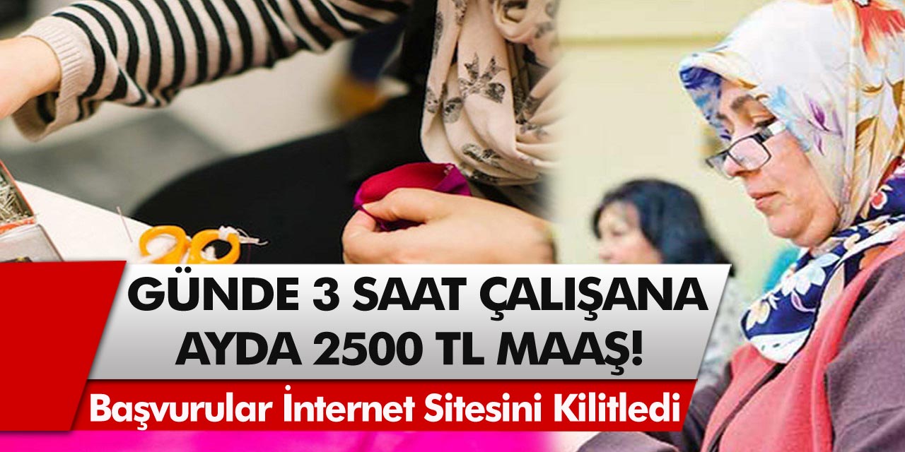 İŞKUR öyle bir ilan yayımladı ki, başvurular internet sitesini kilitledi! Sadece 3 saat çalışana, 2 Bin 500 TL maaş ödenecek…