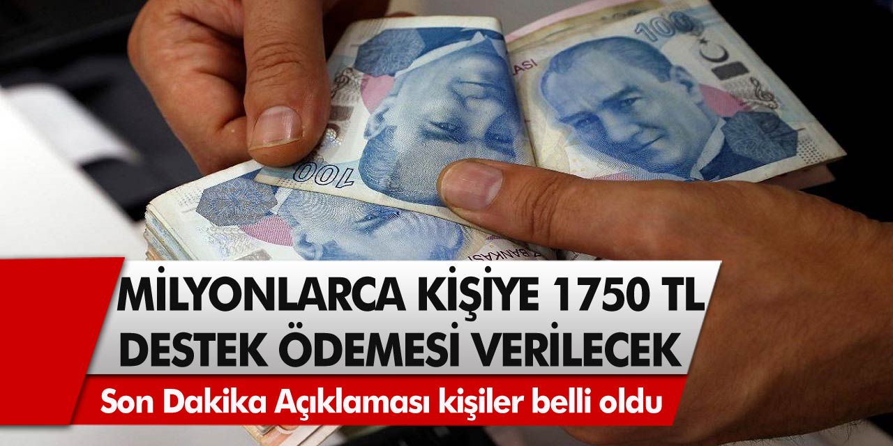Son Dakika Açıklaması: 1.750 TL kira yardımı başvuruları başladı! Hibe ve destek verilecek kişiler belli oldu…