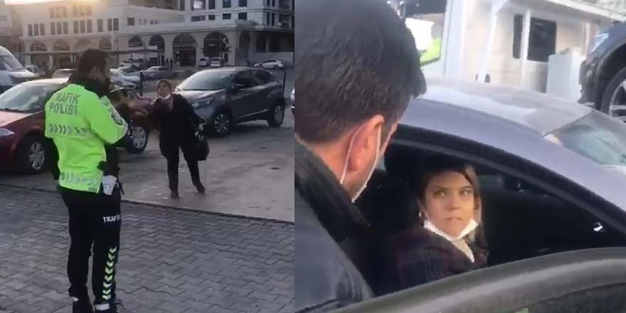 Bursa’da kadın öğretmen polislere hakaret edip, otoparkta da aracını memurların üzerine sürdü