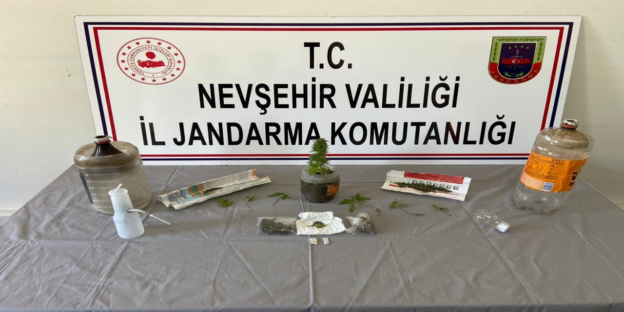 Nevşehir'in Çardak köyünde uyuşturucudan 1 kişi yakalandı