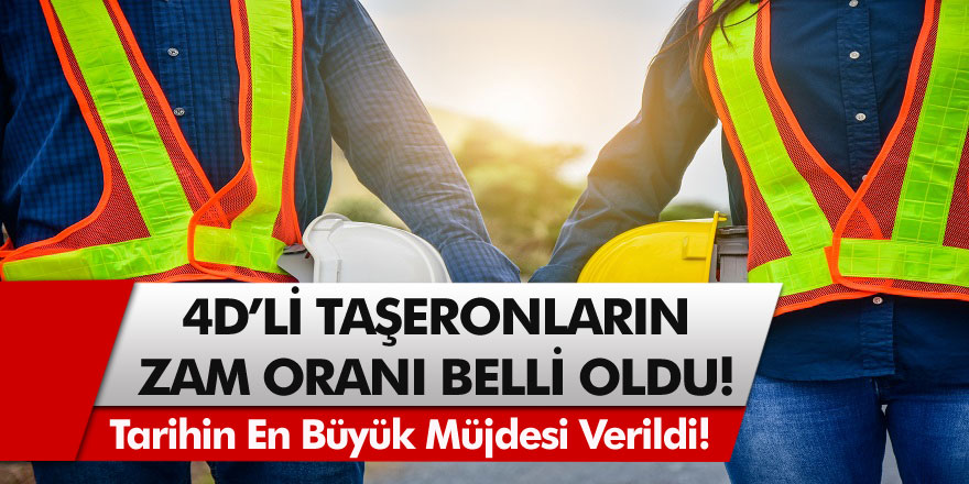 Son Dakika: Taşeron işçiler aylardır bekliyordu, sonunda müjde verildi! Ard arda zam yapılacak…
