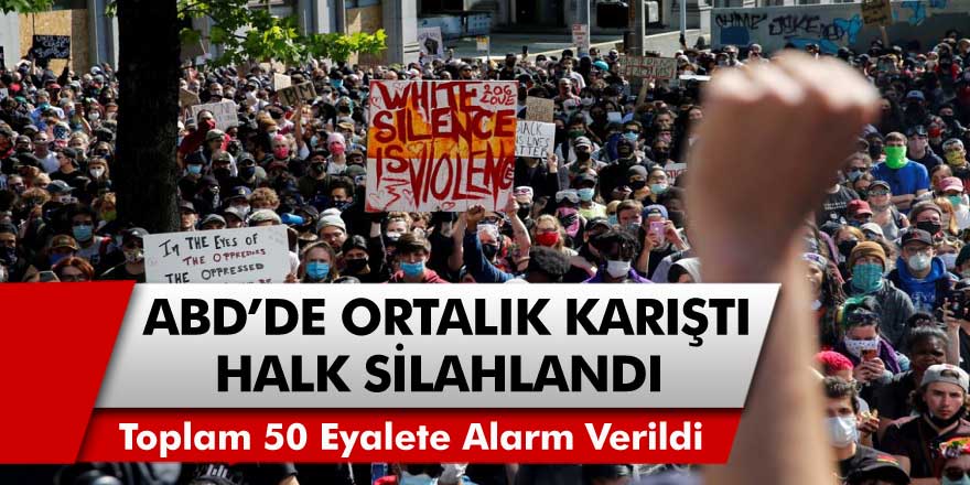 Son Dakika: ABD’de Ortalık Karıştı, Halk Silahlanmaya Başladı! Toplam 50 Eyalete Alarm Verildi…