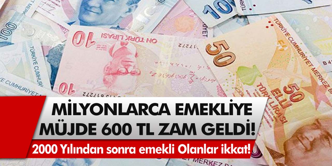 2000 Yılından sonra emekli olanlar dikkat! 600 TL ek zam görüşmeleri başladı…