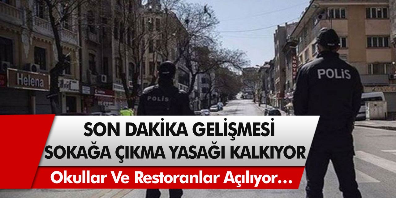 Son Dakika: Yasaklar kalkıyor, normalleşme süreci başlıyor! Okul ve restoranların açılma tarihi belli oldu!