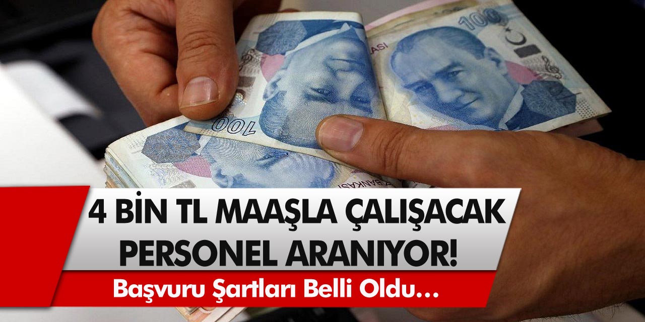 İŞKUR’dan müjde! 4 Bin TL maaşla çalışacak ilk okul mezunu personel aranıyor! Başvuru şartları belli oldu…