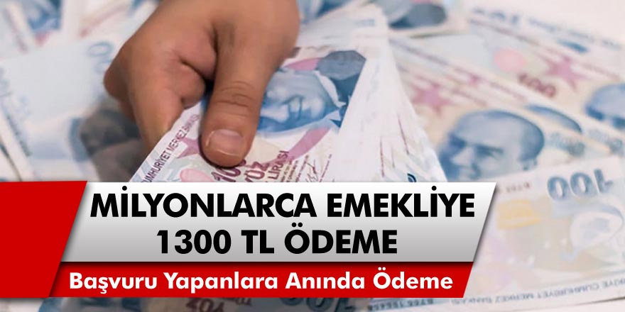 Başvuran herkese anında ödeme yapılacak: Bağkurlu ve SGK’lılar anında 1000 TL alacak…