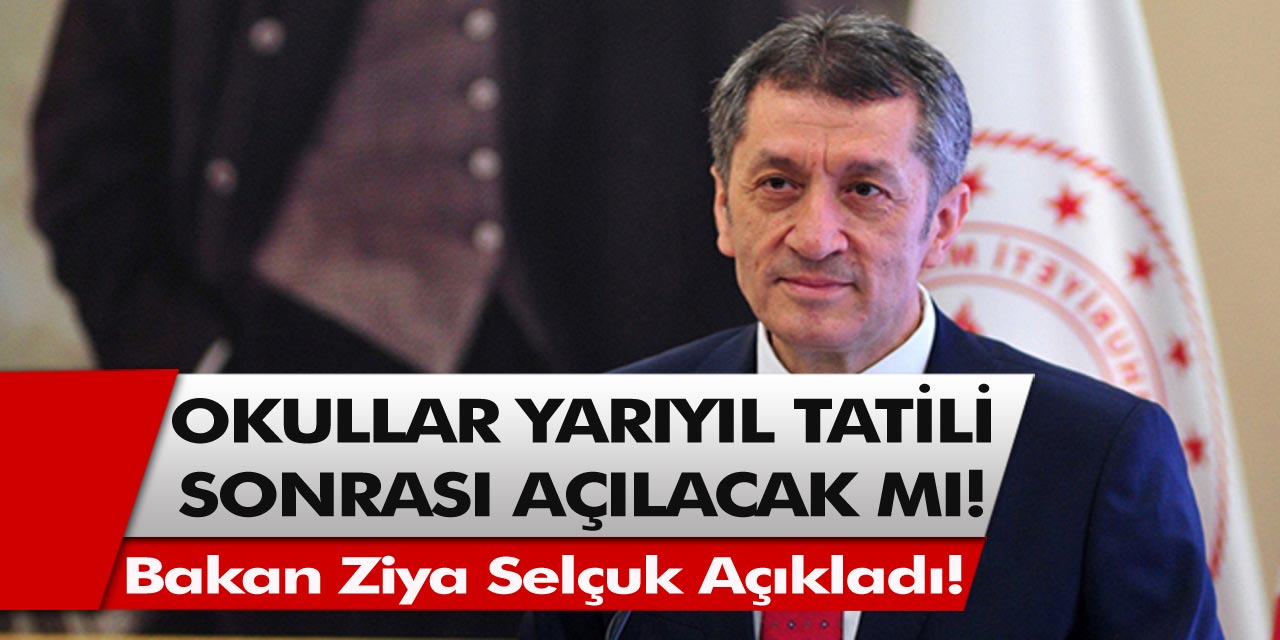 Milli Eğitim Bakanı Selçuk Açıkladı: 15 Şubatta Okullar Yüz Yüze Eğitime Geçecek Mi?