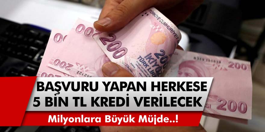 Milyonlarca Kişiye Müjde...! PTT'den Başvuran Herkese 5 Bin TL Kredi Kampanyası! Hemen Başvuru Yapın...