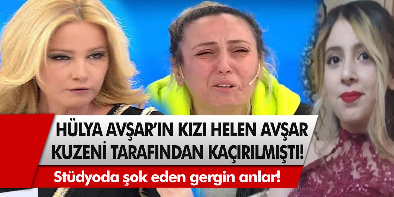 Stüdyoda şok eden gergin anlar! 15 yaşındaki Hülya Avşar’ın kızı Müge Anlı ile Tatlı Sert ekibi sayesinde bulundu…