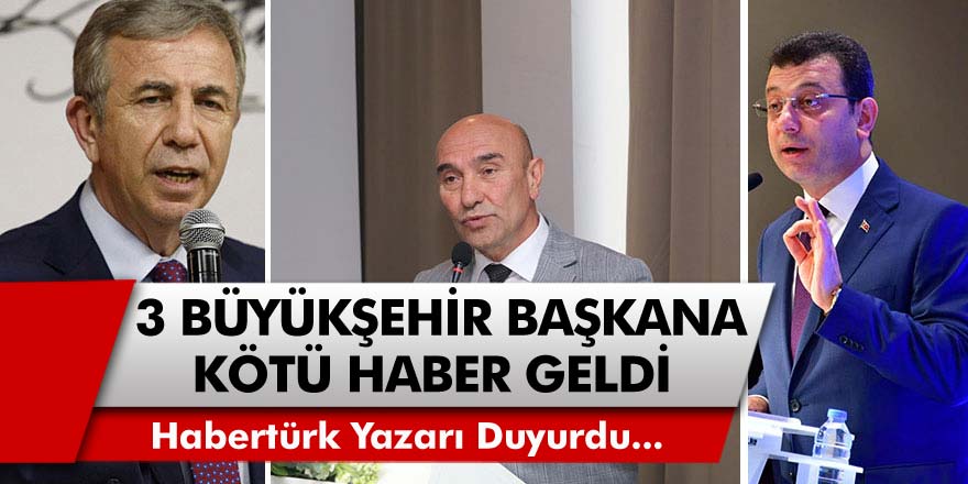 Yasemin Güneri Duyurdu: Büyükşehir Belediye Başkanı Mansur Yavaş, Ekrem İmamoğlu ve Tunç Soyer'e Kötü Haber