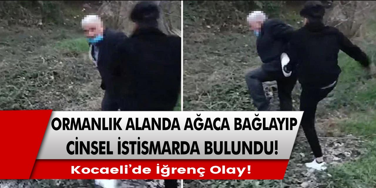 Kocaeli’de İğrenç Olay! Köpeği Ormanlık Alanda İple Bağlayıp Cinsel İstismarda Bulundu!