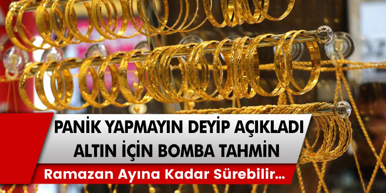 Sarraf Mustafa Zağlı’dan altın için bomba tahminler geldi! Panik yapmayın…