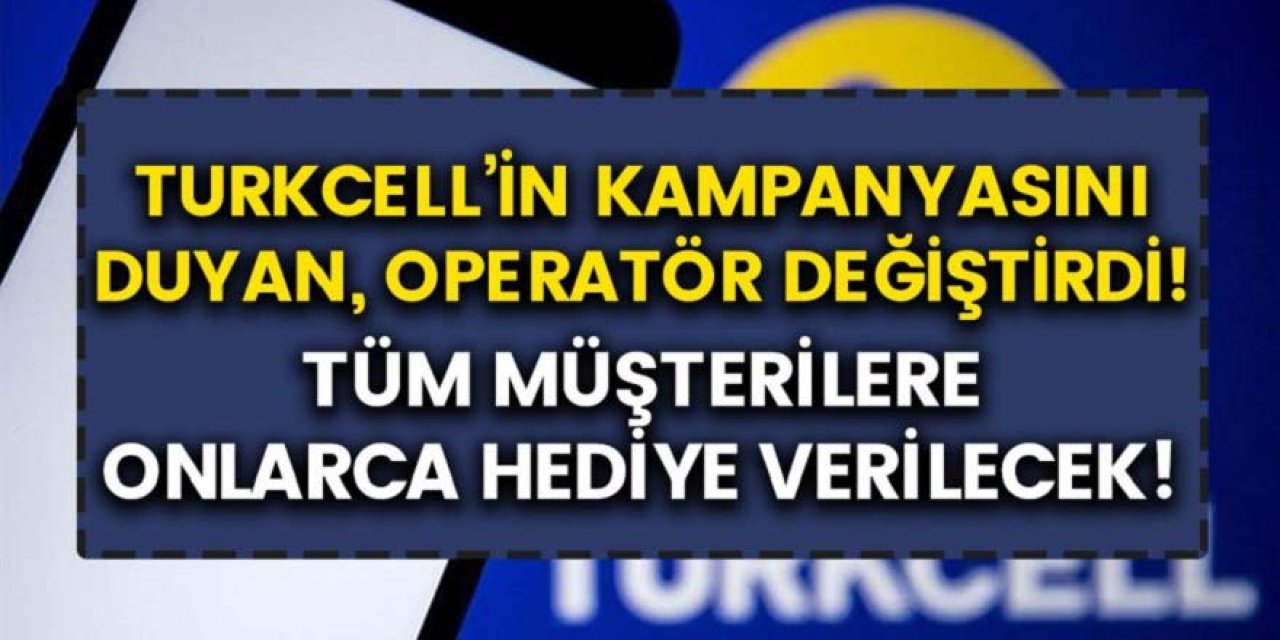 Turkcell yine müşterilerini güldürmeye devam ediyor! Operatör devleri böyle bir kampanya daha önce görmedi…