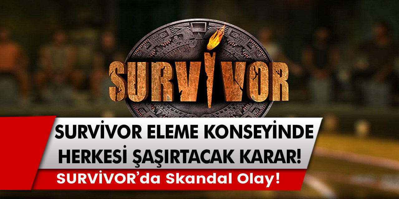 Survivor eleme konseyinde şok karar! Survivor İsmail Balaban’ın içine girdiği skandal olay…