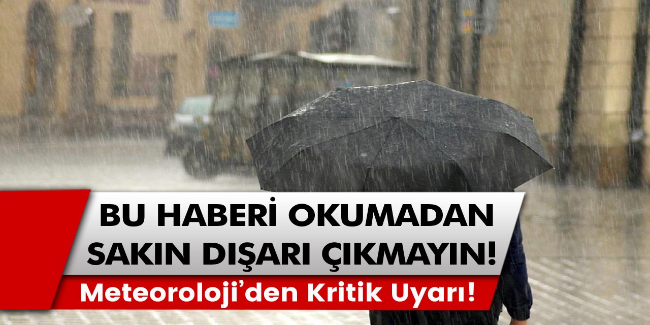 Meteorolojiden Kritik  Uyarı geldi: Önümüzdeki 5 Gün Trafikte, Yolda Çok Dikkatli Olun!