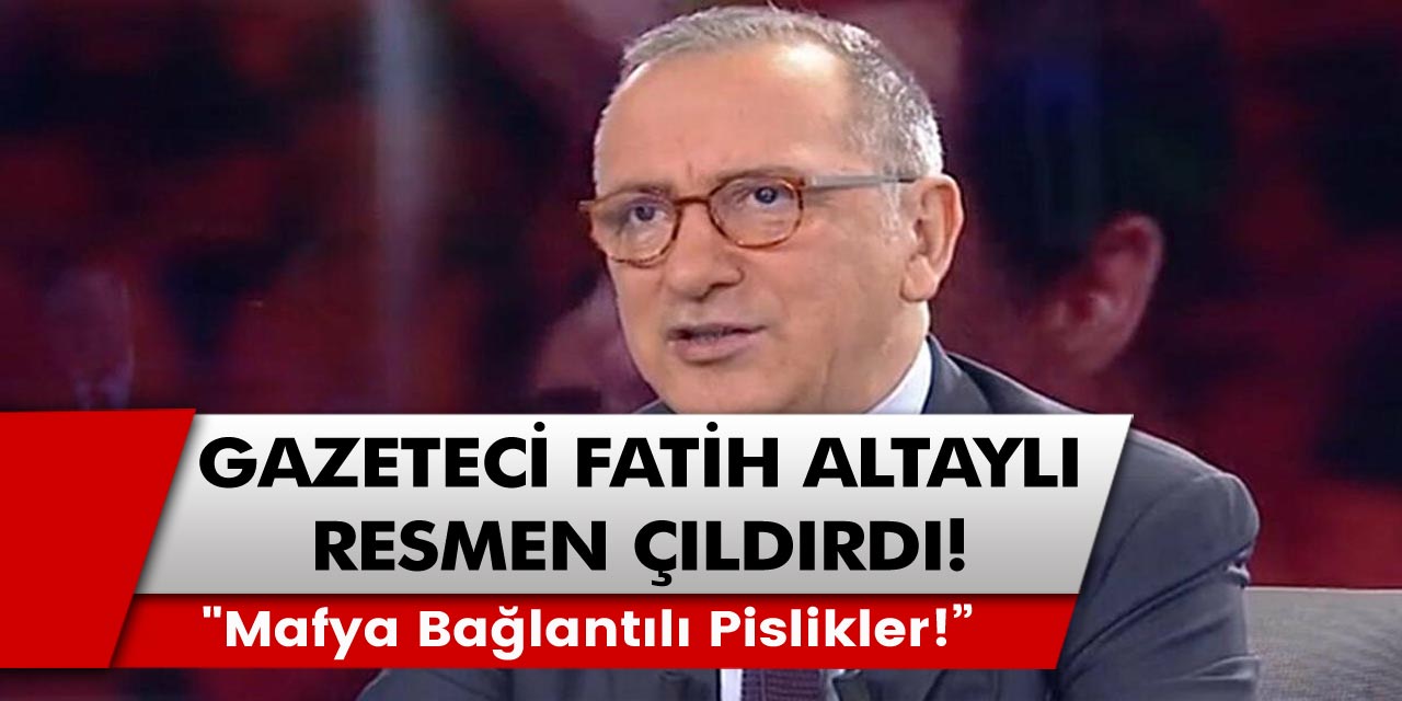 Gazeteci Fatih Altaylı resmen çıldırdı: "Mafya bağlantılı pislikler! Kimsiniz ulan siz serseriler!"