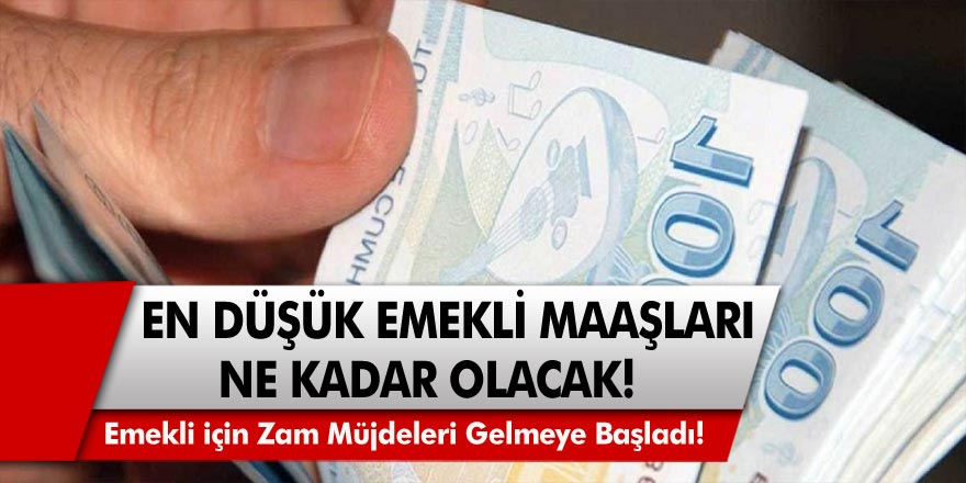 Cumhurbaşkanı Erdoğan tarafından çarpıcı açıklamalar geldi! En düşük emekli maaşları ne kadar olacak?