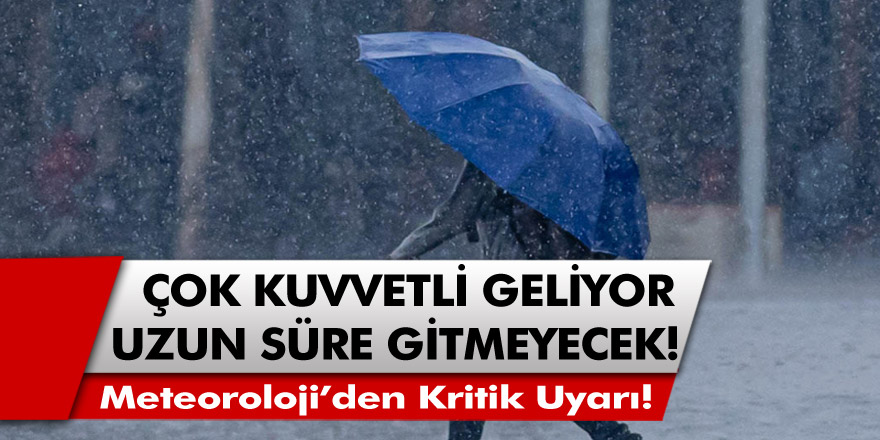 Meteoroloji enel Müdürlüğü Uyarıyor: Şiddetli Sağanak ve Sel Riski 19 Ekim 2023 Hava Durumu!