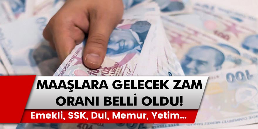 Emekli, SSK, dul, memur, yetim maaşlarına gelecek zam! Maaşlara gelecek zam oranları belli oldu: 3214 TL…