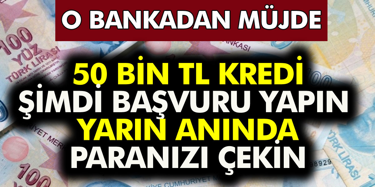 Vatandaşlar için müjde: 50 bin TL’ye kadar faizsiz kredi fırsatları gelmeye devam ediyor…