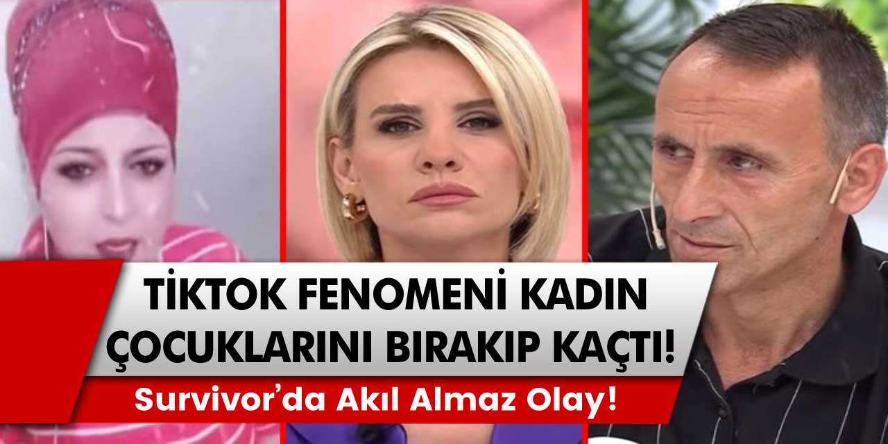Tiktok fenomeni kadın çocuklarını bırakıp kaçtı! Esra Erol'da yasak aşk iddiası şok etti