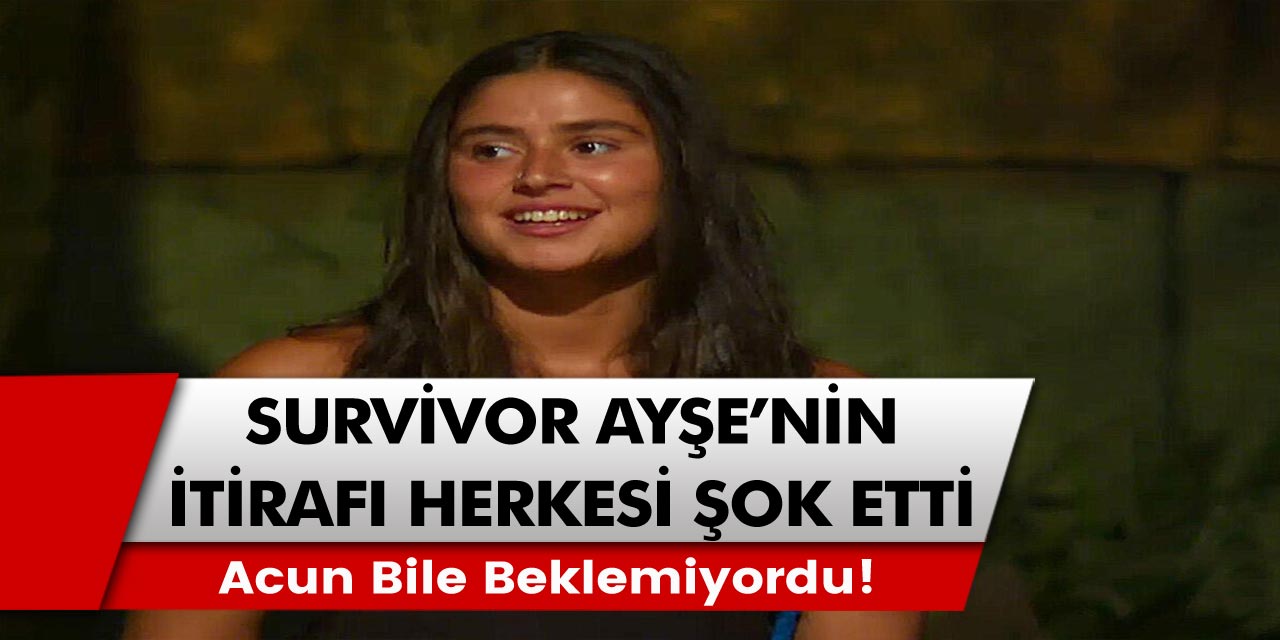 Survivor Ayşe Yüksel'in itirafı herkesi şok etti! Acun Ilıcalı bile bu itirafı beklemiyordu!