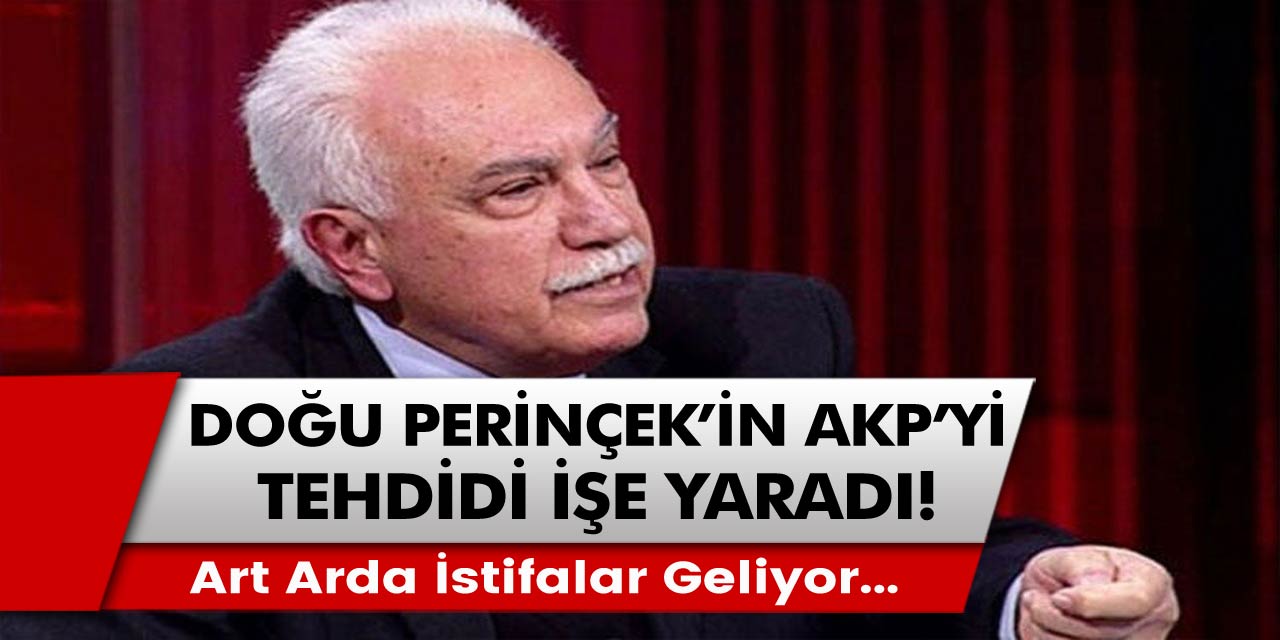 Art arda istifalar geliyor... Berat Albayrak tarafında ortalık karıştı! Doğu Perinçek'in AKP'yi tehdidi işe yaradı!