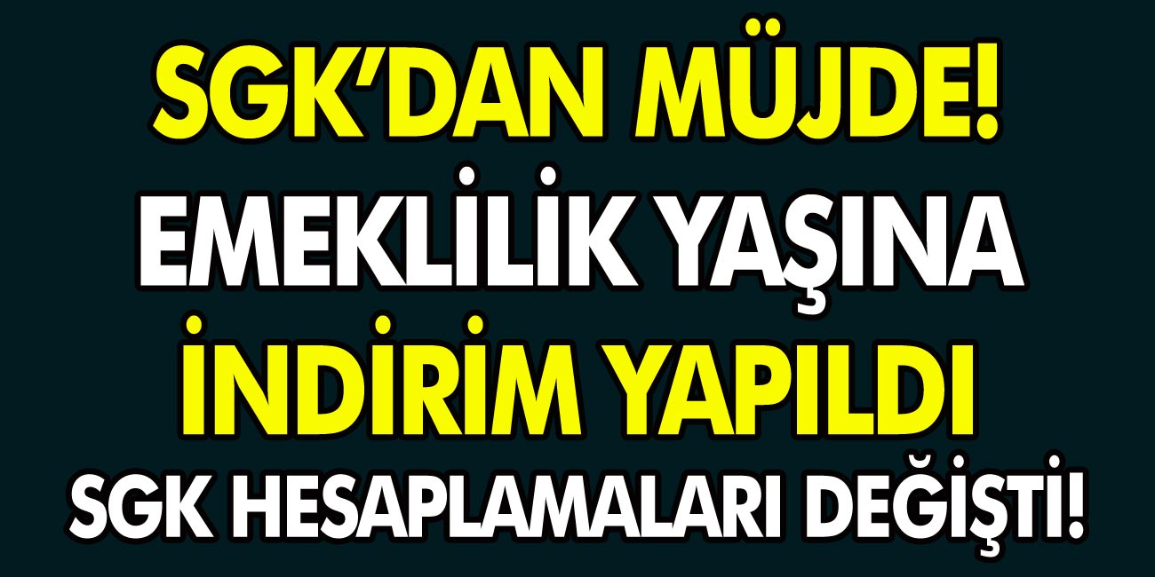 Emeklilik için son dakika açıklaması 1 Temmuz tarihinden daha sonra
