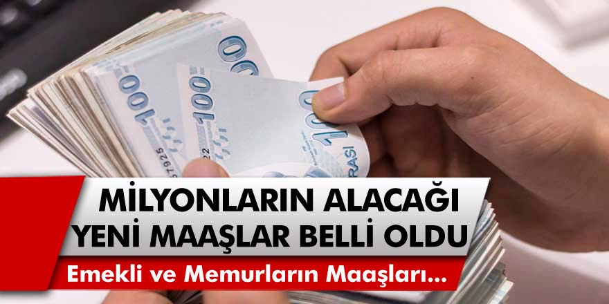 Milyonlarca Emekli ve Memurların Merakla Beklediği Zam Oranları Belli Oldu