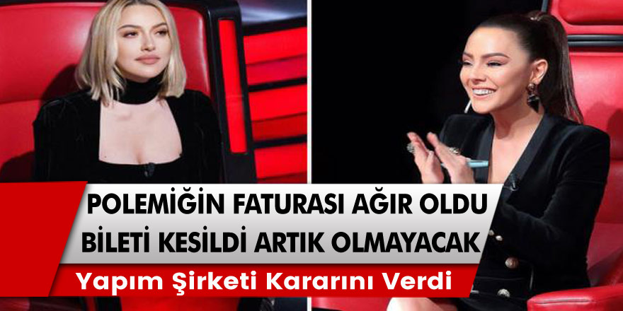 Ebru Gündeş İle Yaşadığı Polemik Sonu Oldu! Hadise, Artık O Ses Türkiye'de olacak mı? Yapım şirketi kesin kararını verdi