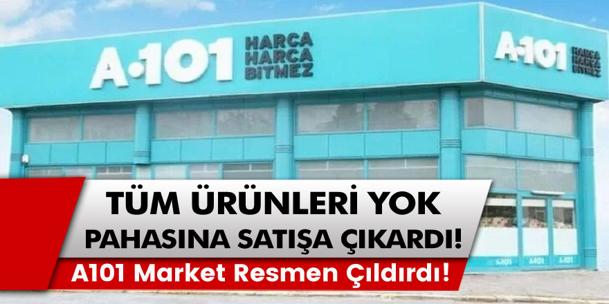 A101 Market Resmen Çıldırdı! Tüm Ürünleri Yok Pahasına Satışa Çıkardı! İşte A101 Market 17 Ağustos 2021 Salı Kataloğu…