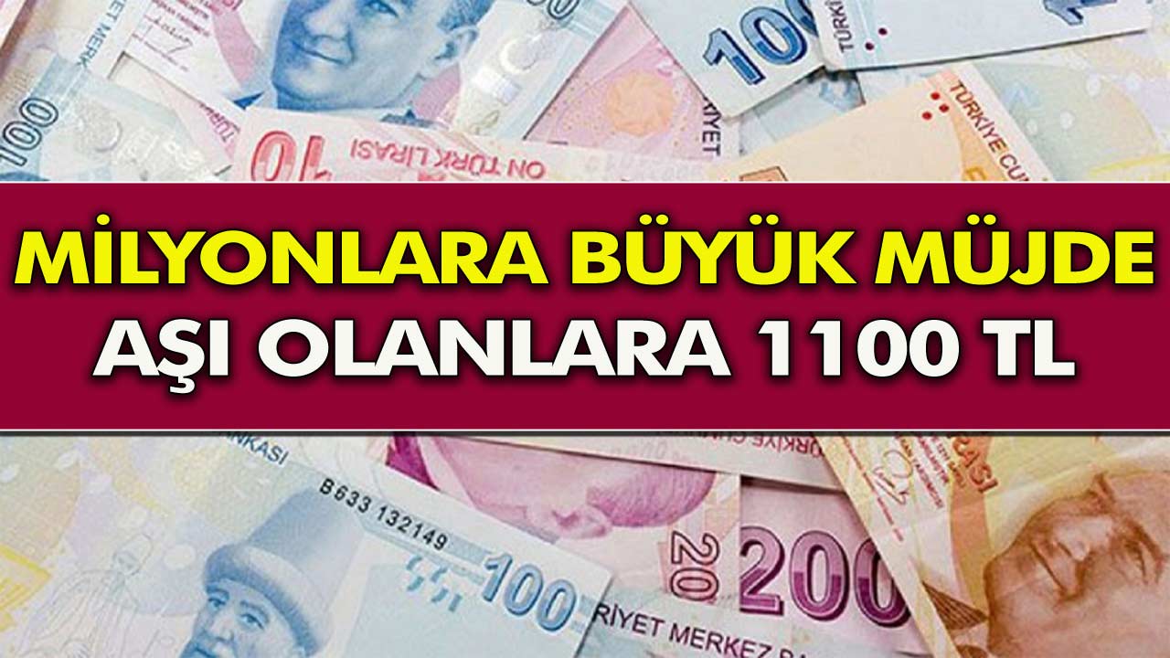 Son Dakika: Aşı Olan Kişilere 1.100 TL Ödeme Yapılacak! Detaylar Belli Oldu…