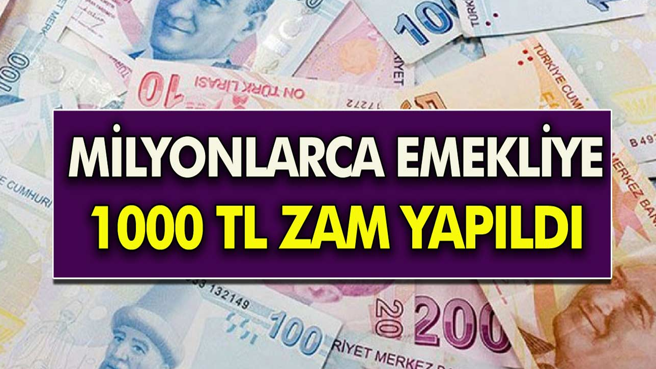 Son Dakika: Emeklilere Müjdeli Haber Geldi! 1000 TL Eksik Ödemeler Hesaplara Yatıyor