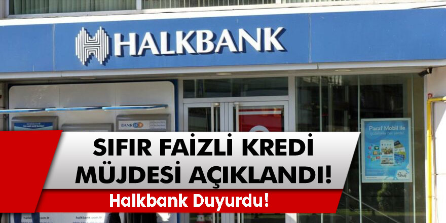 Halkbank Duyurdu! Türkiye Kadınlarına Sıfır Faizli Kredi Müjdesi Açıklandı 100.000 TL