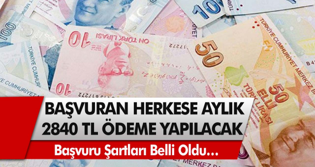 SGK Genelge Yayınlandı! T.C. Kimlik Numarası ile Başvuran vatandaşlara 2840 TL Veriliyor