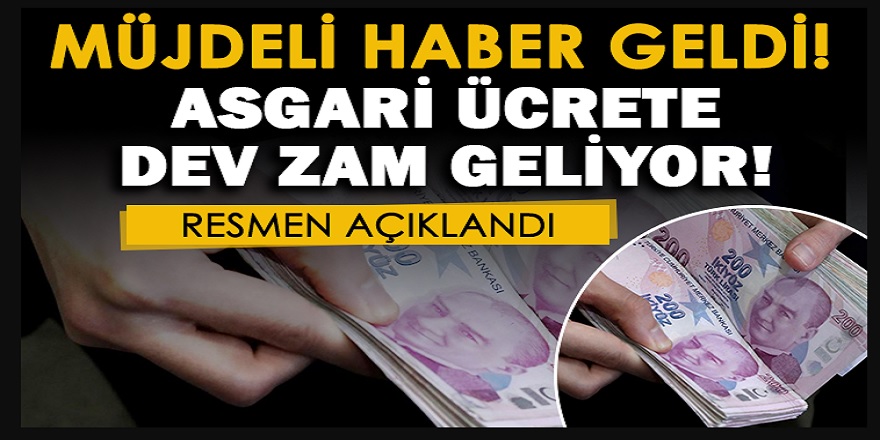 Asgari ücret 2022 zammı için müjdeli haber geldi! İşte asgari ücrete yapılacak zam tutarı