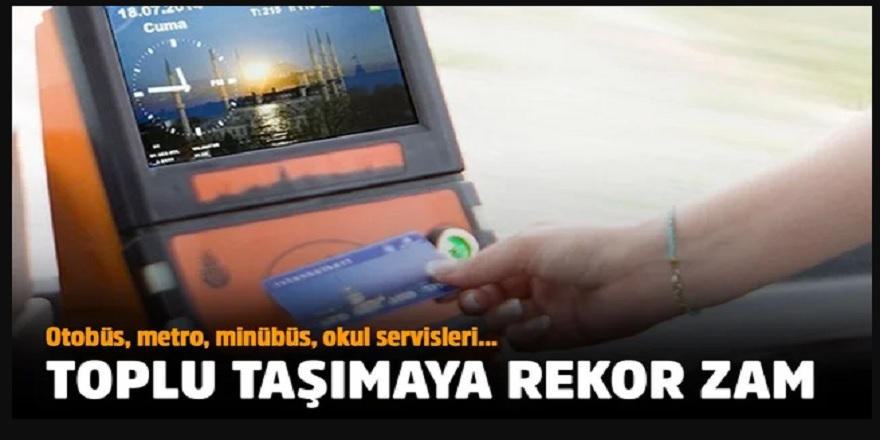 Son dakika Gelişmesi! O İlimizde toplu Taşımaya rekor zam geldi!