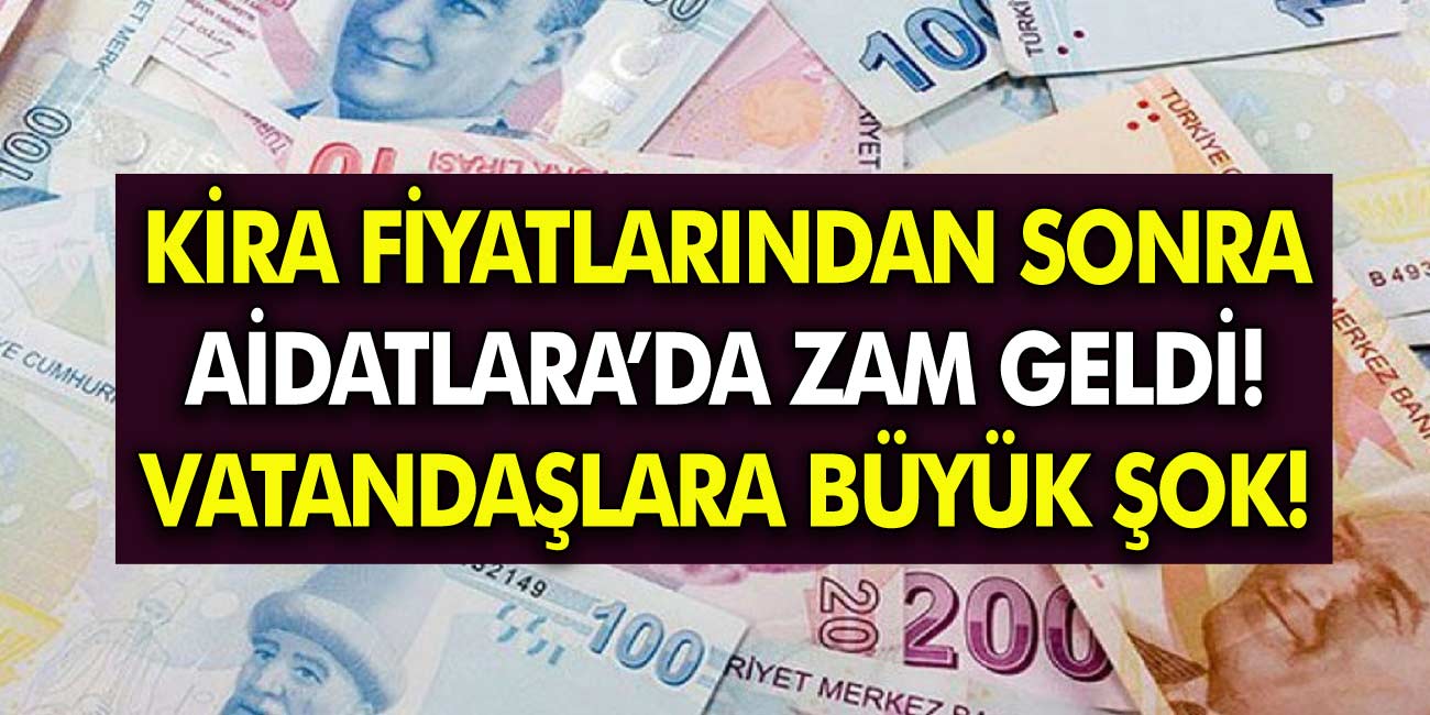 Kira fiyatlarından sonra aidat fiyatlarına da zam geldi! Vatandaşa Büyük Şok!