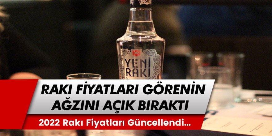 2022 Tekel Rakı Fiyatları Kaç TL? Tekel Yeni Rakı, Tekirdağ Rakı, Sarı Zeybek, Kulüp Rakı ve İzmir Rakı Fiyatı Ne Kadar?