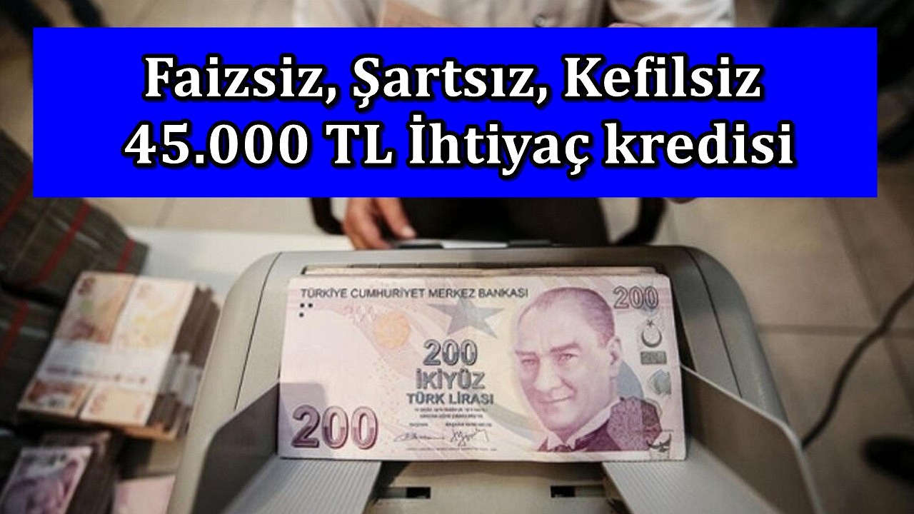 Ziraat bankası, Halkbank ve Garanti BBVA, milyonlarca Vatandaşa Tek İmza İle Anında 45.000 TL Ödeyeceğini Duyurdu!