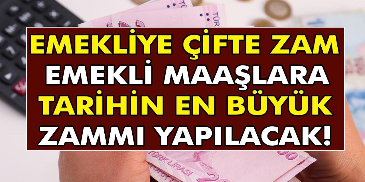 SSK SGK ve BAĞ-KUR'lu Emekliye zamlı maaş müjdesi duyuruldu! Tüm emeklilere çifte maaş ödemesi yapılacak!