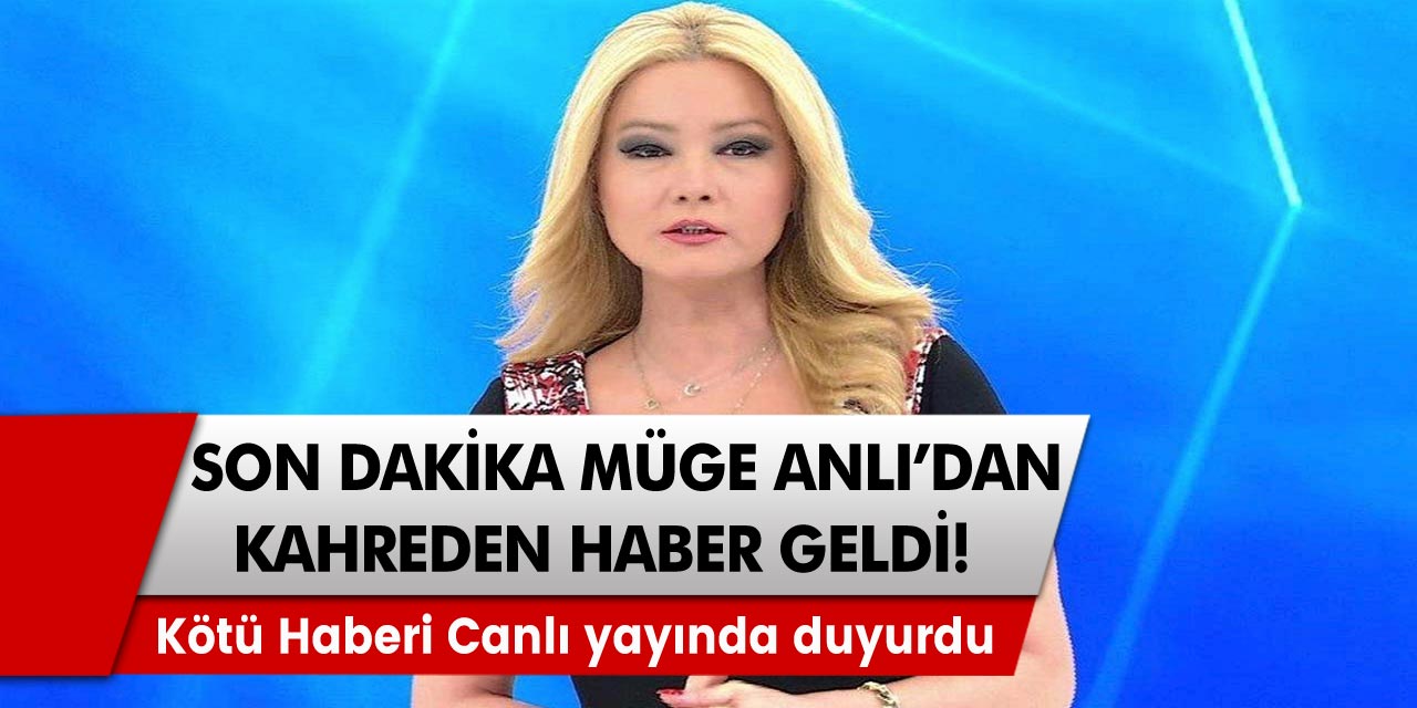 Müge Anlı'dan kahreden haber! Müge Anlı'nın hastalığı ne? Canlı yayında duyurdu İşte Merak Edilenler!