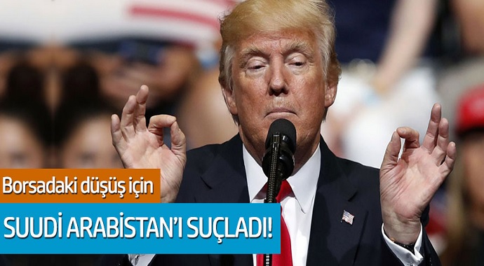 Borsadaki düşüş için Suudi Arabistan'ı suçladı