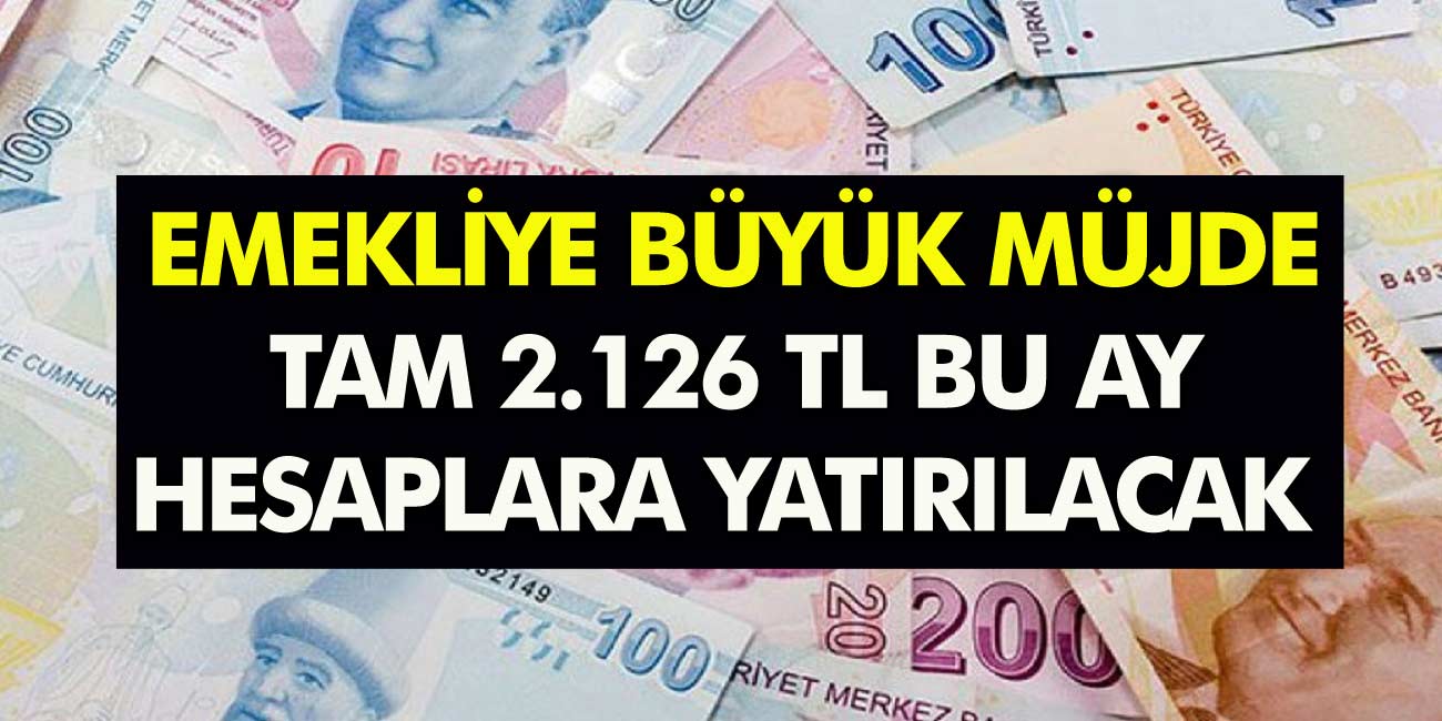SGK SSK BAĞ-KUR Emekli Bayram ikramiyeleri ile ilgili yeni sıcak gelişme! Zam geliyor, 2.126 lira bu ay hesaplara yatırılacak