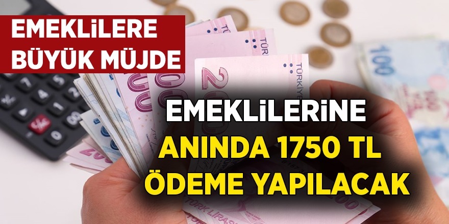 Emekli maaşı düşük olanları ilgilendiriyor! 1750 TL Tutarında Ek Ödeme Alabilirsiniz