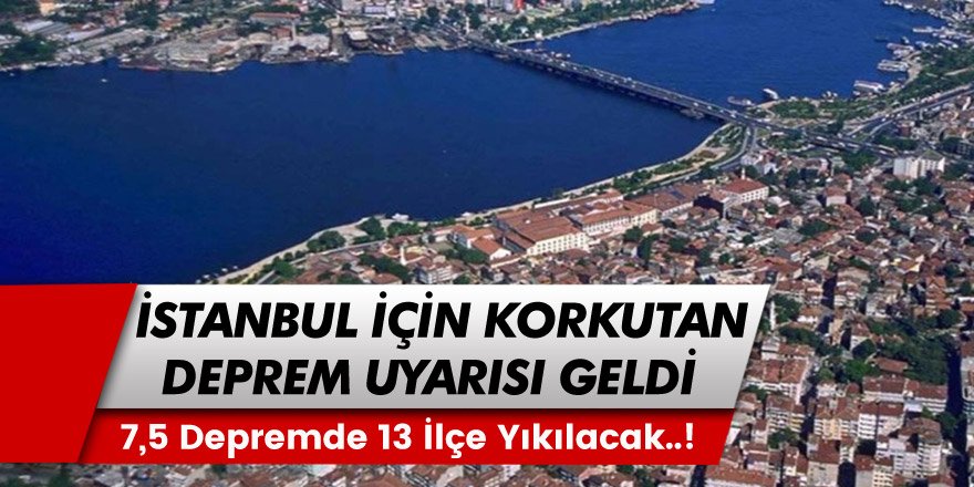 Özlem Tut, Dikkat Çeken Uyarıda Bulundu! İstanbul'da 7,5 Depremde Bu 13 İlçe Yıkılacak