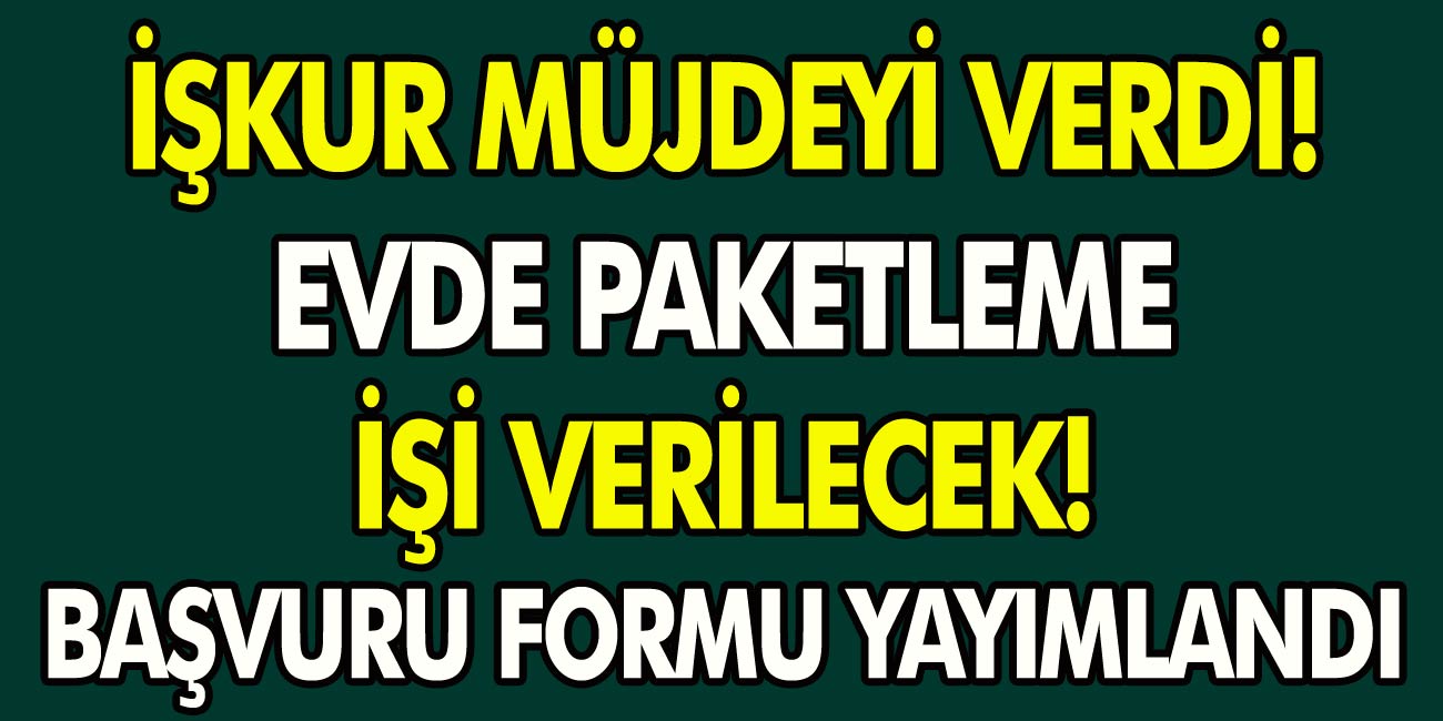 İŞKUR Müjdeyi verdi! 6500 TL Maaş Fırsatı Üstelik Evden Çıkmanıza Gerek